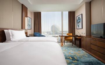Представительский двухместный номер с 2 отдельными кроватями в Отеле Hilton Astana